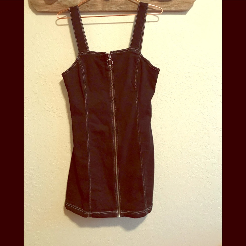 TopShop black jumper dress